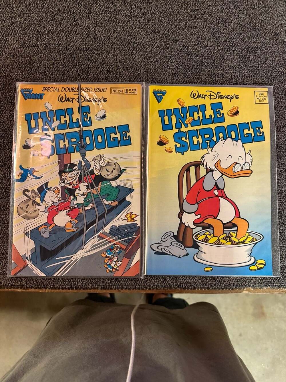 Walt Disney's Uncle Scrooge Comic Book Lot of 6 Gladstone Publishing